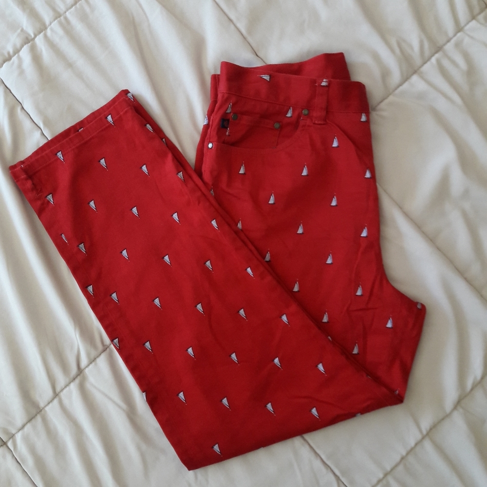 Laurel Ralph Lauren Red Pants